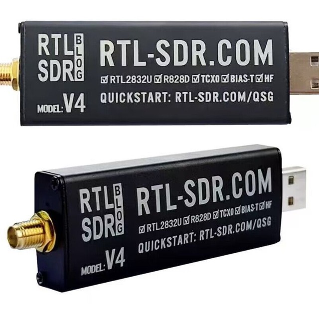 RTL-SDR Blog V4 R820T2 Upgrade R860T TCXO-Equipped Software-Defined Radio Receiver China Origin No Power Supply