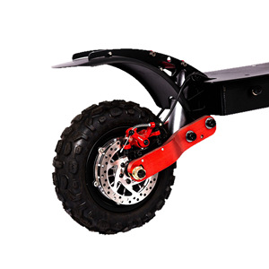 Trottinette pliable à deux roues pour l'exportation, 11 pouces, 1200W, double moteur, capacité 200kg, batterie lithium, autonomie 35km, conception à double moteur - Product Image 4