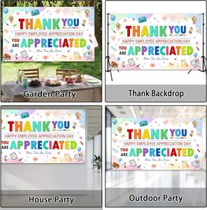 Decoración para el Día de Apreciación al Personal, Fondo para la Semana de Apreciación al Personal, Pancarta de Agradecimiento, Decoración de Pared con la Frase 'Gracias por Todo lo Que Haces' - Product Image 5