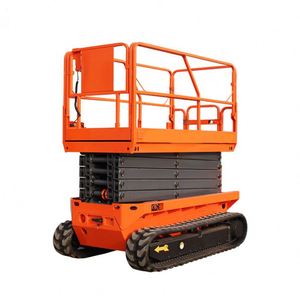 ลิฟต์ยกกรรไกรตีนตะขาบรางไฮดรอลิกไฟฟ้าสำหรับคนแพลตฟอร์มการทำงานทางอากาศ - Product Image 1