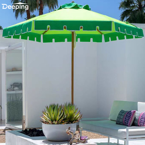 Glamping matrimonio ombrellone ombrellone decorazione di nozze ombrello esterno giardino bianco spiaggia balcone ombrellone con frangia - Product Image 3
