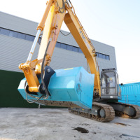 Séparation YT-600 de la pierre et du sol Compost d'entraînement hydraulique et seau de criblage de terrassement pour l'équipement de construction