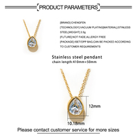 Derniers modèles de colliers pendentifs en acier inoxydable or bijoux de mode pour les jeunes femmes