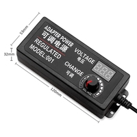 AC DC Réglable Commutable Variable Multi Tension De Sortie Universel 3V 12V Adaptateur D'alimentation Écran D'affichage Chargeur De Commutation