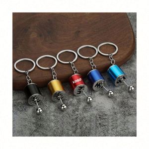 Custom Racing Gear <b>Shift</b> <b>Knob</b> Keychain, Creative Car Modification Shifter Key Ring for Auto Enthusiasts and Promotional Gifts - Product Image 1