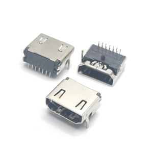 <span class=keywords><strong>Prise</strong></span> <span class=keywords><strong>HDMI</strong></span> trois rangées de broches <span class=keywords><strong>HDMI</strong></span> 90 degrés broche d'interface femelle connecteur 19 broches - Product Image 2