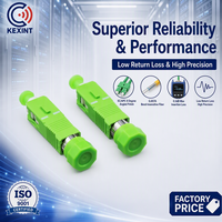 KEXINT FTTH FC Female to SC APC Male SM Hybrid Fiber Optic Adapter KXT-S38 APC 1260-1650nm CE Certified