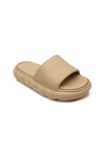 Sandali EVA da donna con punta aperta, stile nuvola, ultra morbidi, antiscivolo, comode pantofole da bagno, taglia 28 Rosa - Product Image 1