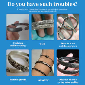 <span class=keywords><strong>Limpiador</strong></span> <span class=keywords><strong>de</strong></span> Joyas, <span class=keywords><strong>Limpiador</strong></span> <span class=keywords><strong>de</strong></span> Relojes y Joyas <span class=keywords><strong>de</strong></span> Oro y <span class=keywords><strong>Plata</strong></span> - Eliminador <span class=keywords><strong>de</strong></span> Aceite, Manchas y Deslustre, Solución para el Cuidado <span class=keywords><strong>de</strong></span> Adornos - Product Image 6