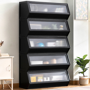 Multi-layer <b>storage</b> <b>cabinet</b> combination, snack shelf, home use, floor-standing, desktop, multi-functional <b>storage</b> <b>cabinet</b>, - Product Image 2