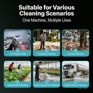 Мойка высокого давления для солнечных панелей, 150 бар, регулируемое давление, водоструйная установка для сферы возобновляемой энергетики - Product Image 5