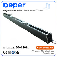 Puertas Correderas Magnéticas Automáticas Deper DZ150, Puertas E con Levitación Magnética, Marco Delgado de Aluminio