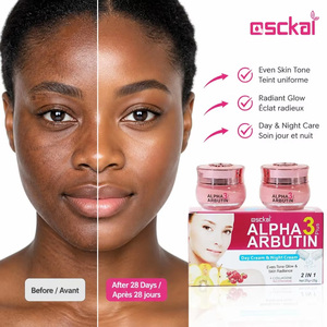 Crème <span class=keywords><strong>visage</strong></span> jour et nuit 2-en-1 avec arbutine, vitamine E, super blanchissante, éclaircissante, <span class=keywords><strong>anti</strong></span>-imperfections, hydratante et réparatrice - Product Image 1