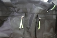 Sac de transport pour équipement de hockey sur glace, sangle épaisse résistante à l'usure, fermeture éclair, léger, étanche, extensible, pour équipement de sport de voyage