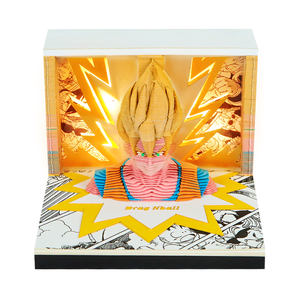 Bloc-notes 3D calendrier <span class=keywords><strong>Dragon</strong></span> Balls Goku bloc-notes Anime Figure Saiyan papier découpé signet papeterie garçon anniversaire cadeau de noël - Product Image 1