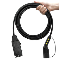 Véhicule électrique déchargeant l'adaptateur GBT V2L Schuko pour Yuan Plus