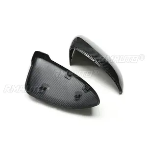 Coques de rétroviseurs latéraux en fibre de carbone sèche pour Volkswagen VW Golf 7 MK7 R-Line GTI 2014-2019 - Product Image 5