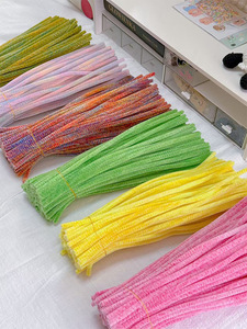 Штудры для чистки труб, цветные шинели для рукоделия, 12-дюймовые пушистые палочки, принадлежности для рукоделия, проекты художественного творчества, украшения для дома - Product Image 2