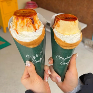 Caja de Papel para Churros, Waffles y Pasteles en Forma de Cono, Personalizable, de Grado Alimenticio - Product Image 5