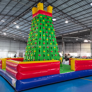 Nhà Máy Bán Hàng Trực Tiếp Rock Leo Tường <span class=keywords><strong>Inflatable</strong></span> Bouncer Leo Lên Thách Thức Trò Chơi Thể Thao Với Sợi Dây Thừng Cho Ngoài Trời Trong Nhà Sử Dụng - Product Image 1