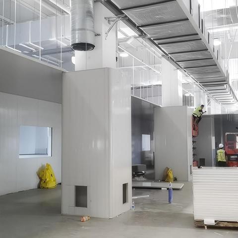Partition Wall Design Gmp Isolation Class 10000 Modular Laboratory 8 Ceiling Wool Factory Workshop 7 Clean Room