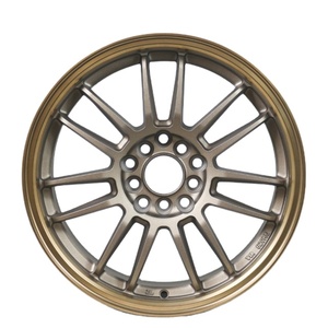 Jy rays <span class=keywords><strong>ขอบ</strong></span>อลูมิเนียม 16x7 5X100/114.3 ออฟเซต 38 สีบรอนซ์ด้าน w/ลิปกลึงสีบรอนซ์ - Product Image 1