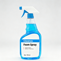 Pulvérisateur à gâchette HDPE 750 ml personnalisé avec logo couleur pour élimination des taches liquides, nettoyage et désodorisant maison, chambre, toilettes, cuisine