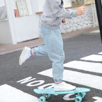 Planche de surf à grande vitesse personnalisée en plastique imprimé avec des étoiles de la galaxie, longboard, planches de skateboard, cruiser, pour enfants, débutants, adolescents
