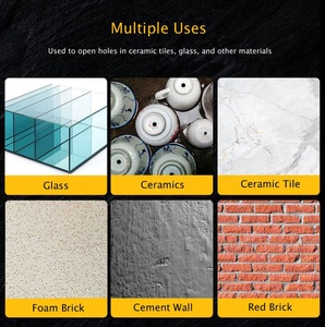 6 Chiếc Mũi Khoan Gạch Thủy Tinh Đầu Đơn Cacbua Thay Đổi Nhanh Chuôi Lục Giác Tráng Titan - Product Image 5