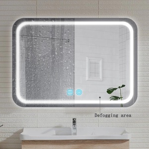 Tapis anti-buée PET intelligent pour miroir d'hôtel personnalisé avec interrupteur tactile, <span class=keywords><strong>variateur</strong></span> d'intensité pour coiffeuse, interrupteurs de salle de bain inductifs, anti-buée Bagen - Product Image 5