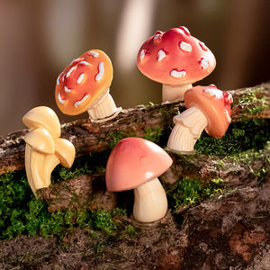 Micro-paysage de mousse écologique de bonsaï de champignon de <span class=keywords><strong>forêt</strong></span> artificielle créative pour le jardinage DIY décorations de Noël <span class=keywords><strong>petite</strong></span> taille - Product Image 1