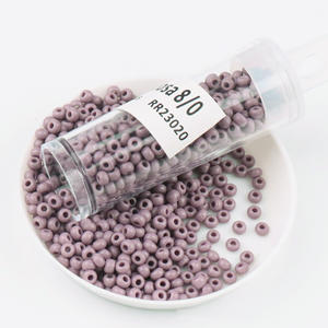 Cuentas de semillas de vidrio checo 10 g/botella 2mm3mm4mm Color de <span class=keywords><strong>porcelana</strong></span> no se desvanece malas semillas para la fabricación de joyas DIY - Product Image 1