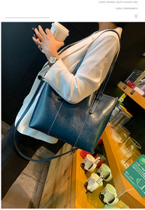 2024 été sac fourre-tout Style coréen nouveau cuir femmes sac mode avec connaissement épaule sac à bandoulière - Product Image 6
