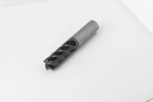 Cacbua vonfram Đầu phẳng bốn sáo dao phay lưỡi ngắn hrc45 công cụ CNC