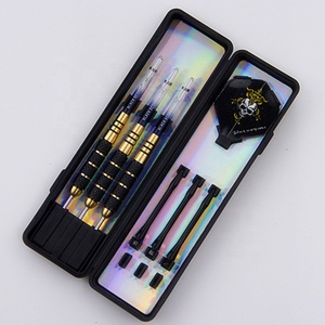 Fléchettes OEM personnalisées en gros, corps <span class=keywords><strong>de</strong></span> fléchettes en cuivre, fléchettes rigides avec emballage en boîte - Product Image 1