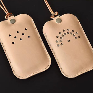 เคสใส่เครื่องทำความร้อนมือแบบมินิมอลสไตล์เกาหลี ทำจากหนัง PU ป้องกันการกระแทก พกพาสะดวก ใช้สำหรับเก็บเครื่องทำความร้อนมือในฤดูหนาว - Product Image 2