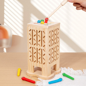Juguete Educativo 5 en 1, Palitos de Inserción, Bolas para Tirar, Monedas para Lanzar, Atrapar Insectos, Reconocimiento de Colores, para Niños - Product Image 2