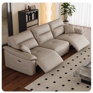 Sofá Modular Seccional de Cuero Estilo Urbano Chic, Ecológico, Relleno de Esponja, para Sala de Estar, Venta al Por Mayor - Product Image 6