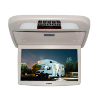 Monitor de Techo para Autobús de 13.3 Pulgadas con Función MP5, Monitor de TV para Techo, Minibús, Furgoneta, MPV, Monitor Plegable