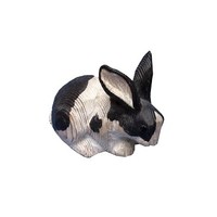 Lapin de pâques en bois, g, fait à la main