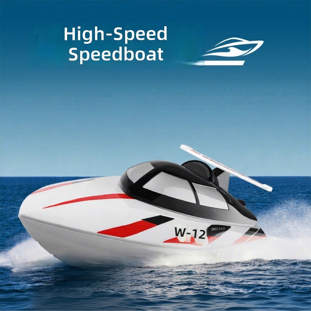 WL 2.4G High Speed RC Speedboat Self-righting Anti-capsize Design Realistic RC Yacht Model Wireless Remote Control Racing Boat