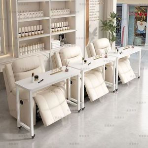 Portable Wood <b>Nail</b> Salon <b>Table</b> Chair Mobile Beauty Salon Furniture for Manicure and Pedicure Use <b>Nail</b> Bar - Product Image 3