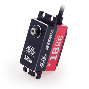 Servo sans balais à profil bas AGFRC A50CHM HV en aluminium, 18 kg, 0,11 seconde, couple élevé, pour voiture de tourisme 4x4 1/10, <span class=keywords><strong>drift</strong></span> - Product Image 2