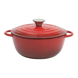 <span class=keywords><strong>Cocotte</strong></span> <span class=keywords><strong>en</strong></span> <span class=keywords><strong>fonte</strong></span> émaillée avec couvercle, ronde, résistante <span class=keywords><strong>au</strong></span> <span class=keywords><strong>four</strong></span> jusqu'à 500°C ° Idéal pour la cuisson du pain et les ragoûts - Product Image 2