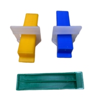 Nouveau système de clips de nivellement de carreaux en plastique réutilisables, 100 pièces, modernes, durables, étanches, couleur personnalisable, installation facile