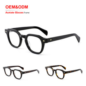 Gafas Ópticas de Acetato de Moda de Lujo OEM, Anti-Luz Azul, Unisex, Montura de Gafas con Bloqueo de Luz Azul de Alta Gama - Product Image 1