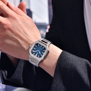 Reloj de Cuarzo Cuadrado para Hombre PAGANI Design 2025, Cristal de Zafiro de Lujo con Revestimiento AR, Resistente al Agua 5 Bar, Luminoso, con Alarma, para Negocios - Product Image 5