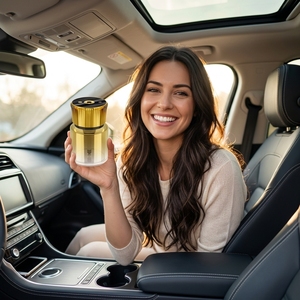 Diffuseur de parfum intelligent pour voiture avec capteur, mini diffuseur en verre étoilé, pulvérisateur automatique, éliminateur d'odeurs, désodorisant automobile en gros - Product Image 6