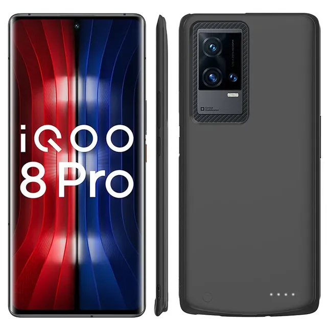 For VIVO IQOO 8 Battery Case IQOO 8 Pro 6800Mah Charger Case Smart Phone Cover Power Bank for VIVO IQOO 8 Battery Case