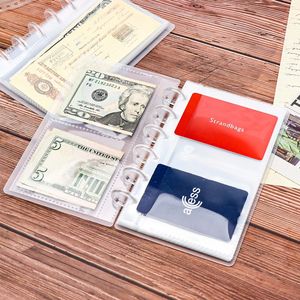 फ्रॉस्टेड पीपी कवर के साथ डिस्बाउंड फोटो एल्बम 20 शीट स्पष्ट pp फोटोकार्ड आस्तीन 6 डिस्क बाध्य आयोजक बाईं ओर खुली जेबें - Product Image 4